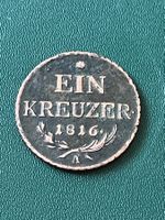 1 Kreuzer 1816 Österreich guter Zustand