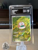 Pokemon Rowlet 082/080 AR Graded 10