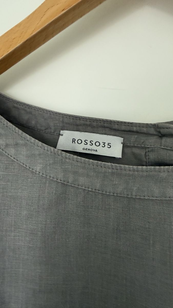 Rosso35 Camicette: Schöne Leinenbluse Rosso35 Gr. 40 – Usato da Oberrohrdorf venduto da Happyday05 2