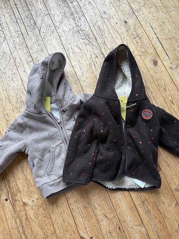 Giacche & Cappotti: 2 gefutterte Herbst Winter Jacken grosse 68 – Usato da Erlinsbach SO venduto da paula.s