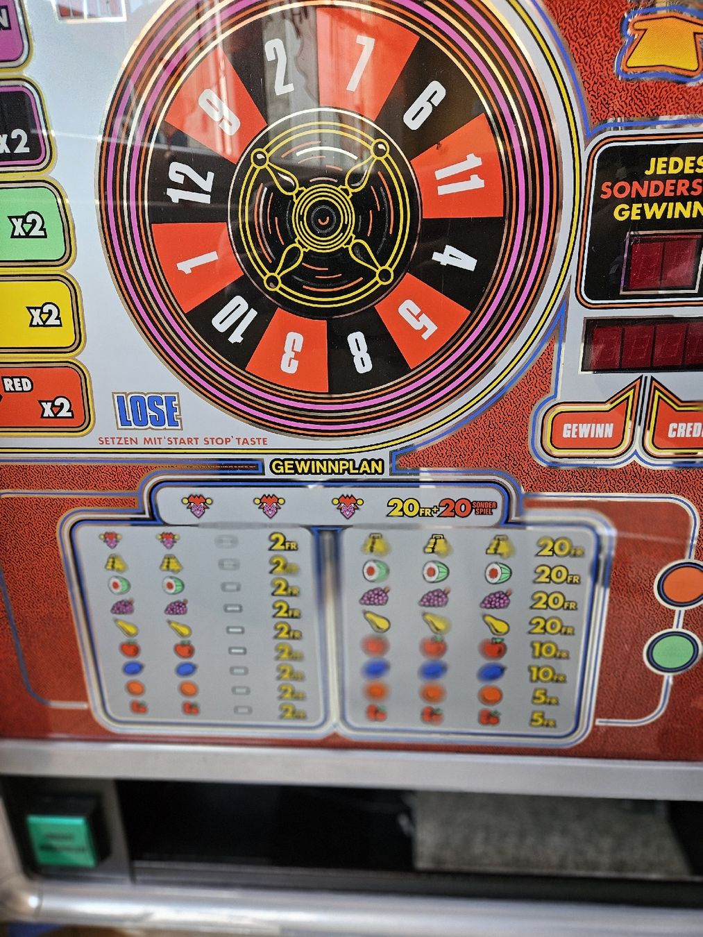 Slot Machine: Big 20 Joker Scheibe mit leben / Bastler – Usato da Gibswil venduto da Dapi 7