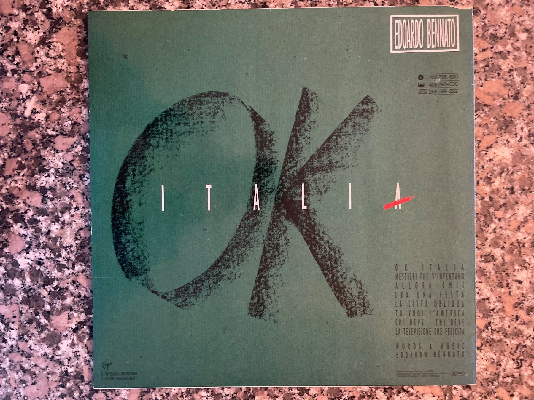 Dischi in vinile: A127/Edoardo Bennato - OK Italia – Usato da Frutigen venduto da Philippe_jsp 1