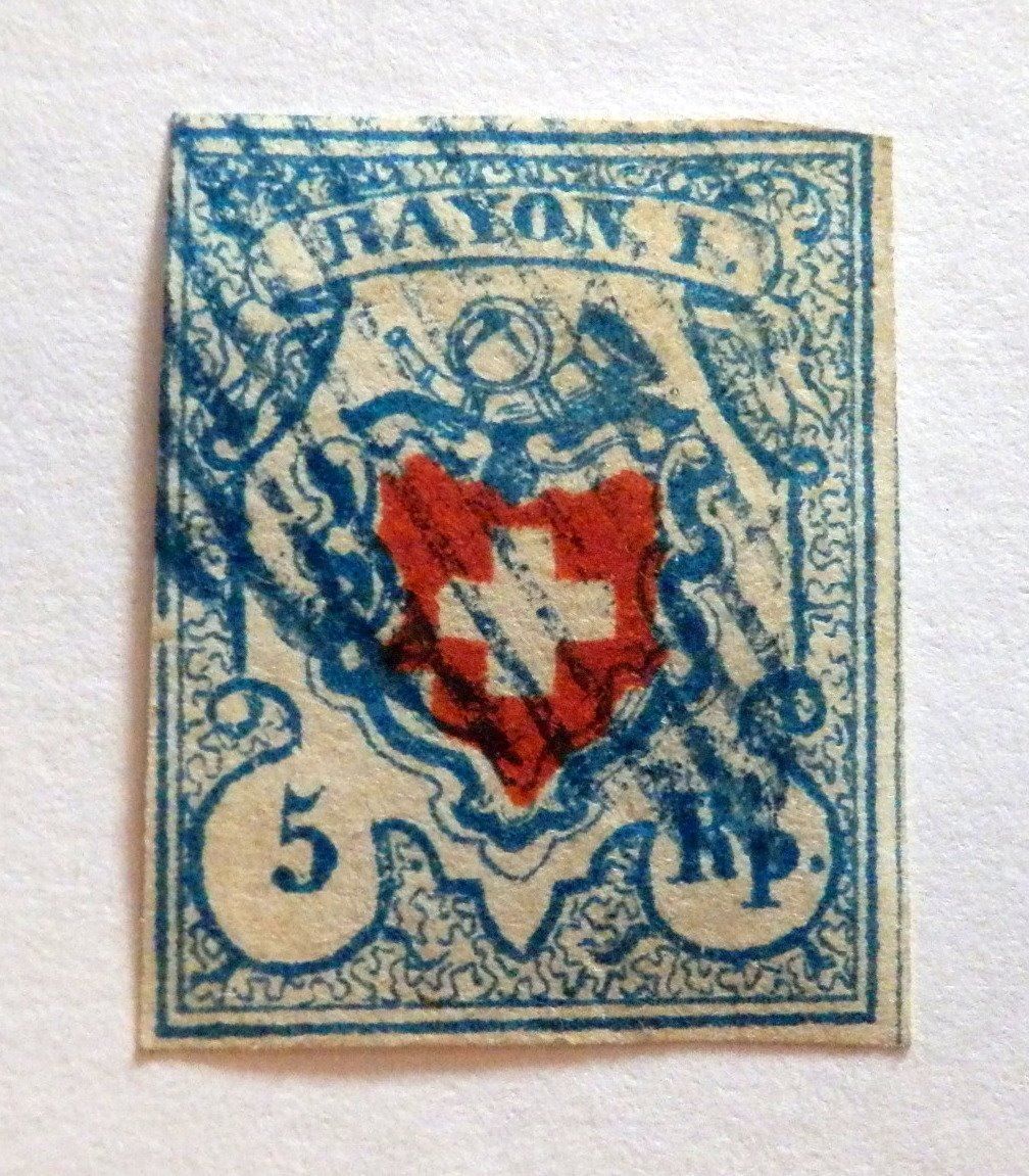 Tous les timbres: ZNr.17II, Type 26, Stein C2 - LU – D'occasion à Ueberstorf par dinbau 1