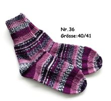 Socken handgestrickt   Gr.40/41   Nr.36