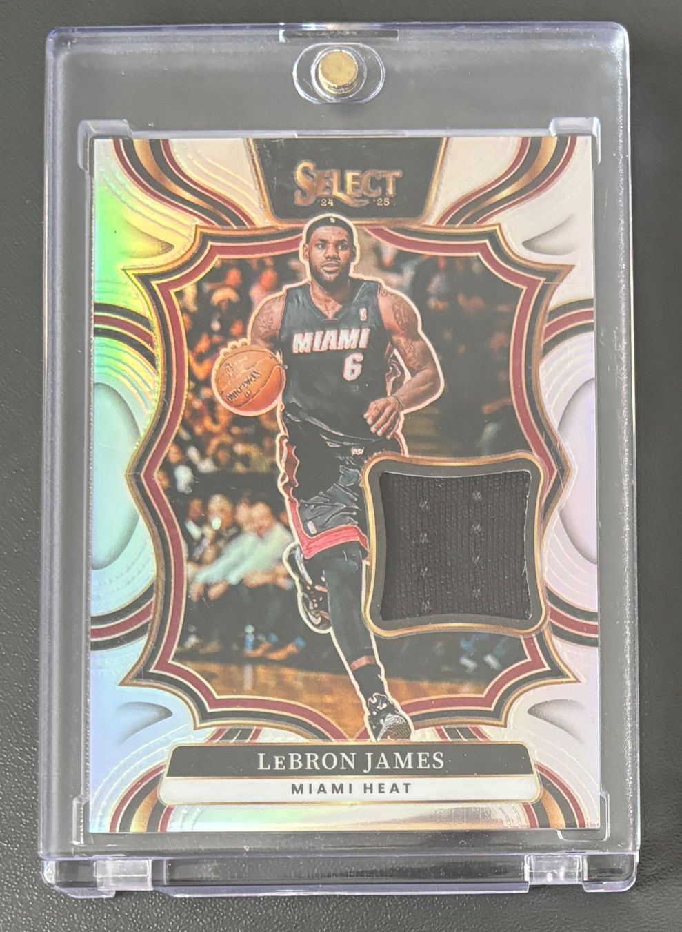 Nba Carte collezionabili: NBA LeBron James 2024 Select Throwback Game Worn Jersey Card – Nuovo (secondo la descrizione) da Muri b. Bern venduto da winningloser