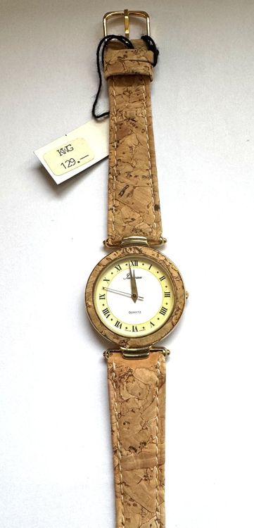Orologi: Schöne Jumeau Swiss Made Uhr - Kork-Optik - Neuwertig – Nuovo (secondo la descrizione) da Hombrechtikon venduto da Oldclock 2