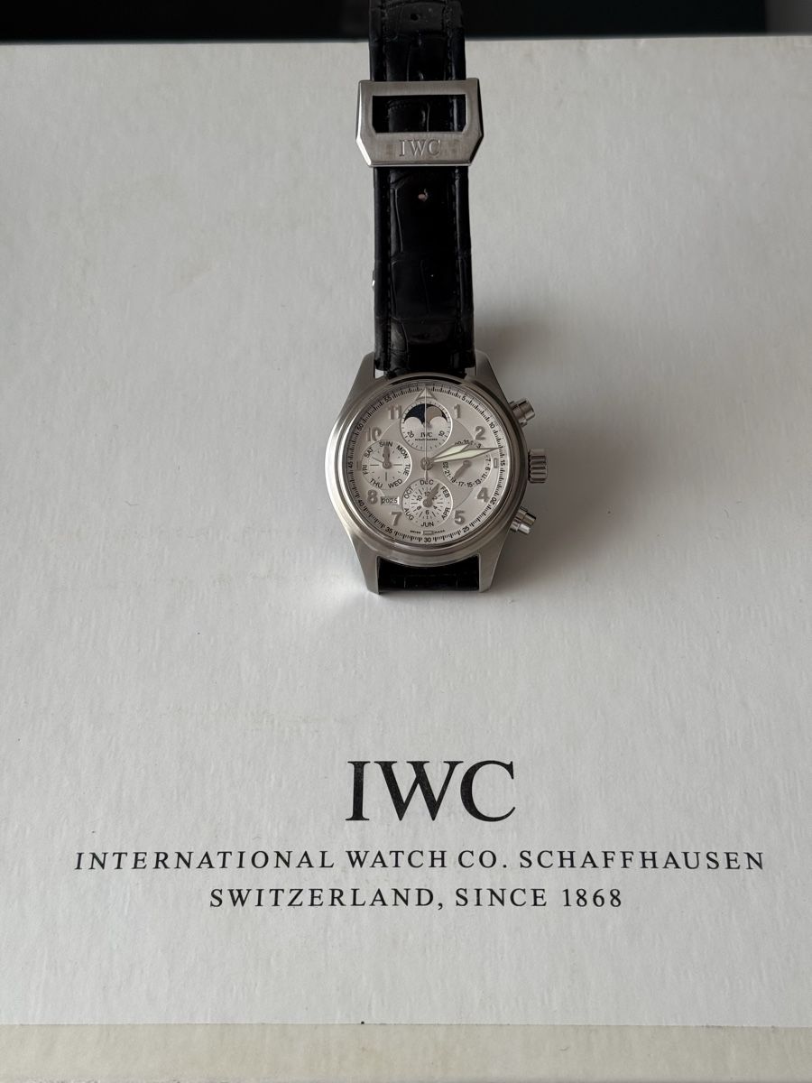IWC Orologi: IWC Spitfire Chrono mit ewigem Kalender – Usato da Obfelden venduto da deisy2