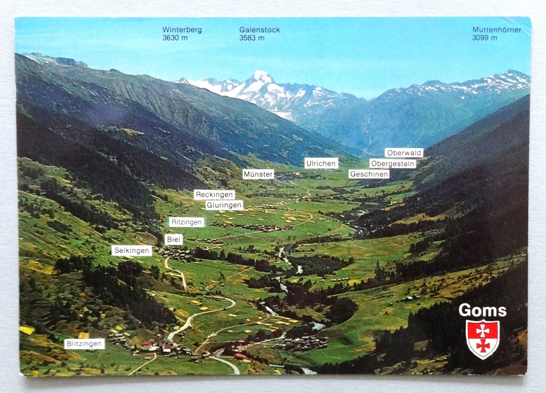 Ansichtskarten: Goms im Wallis – Defekt aus Fétigny von Billy2miny