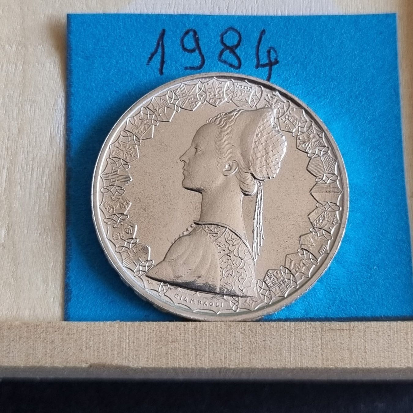 Tutti le monete: 500 Lire 1984 Italie ARGENT – Usato da Genève venduto da cor_2ryx