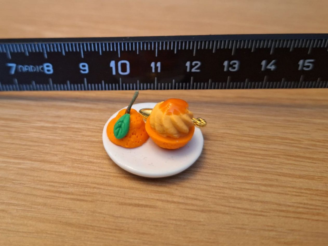 Case e mobili per bambole: Handmade Orangensorbet – Nuovo (secondo la descrizione) da Zürich venduto da HandmadeTinyFood 2