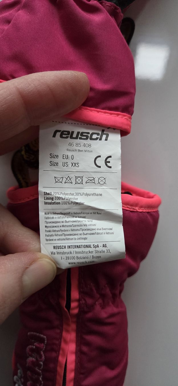 Reusch Guanti: Reusch Babyfäustlinge ohne Daumen – Usato da Ettingen venduto da ssc_dsr2 2