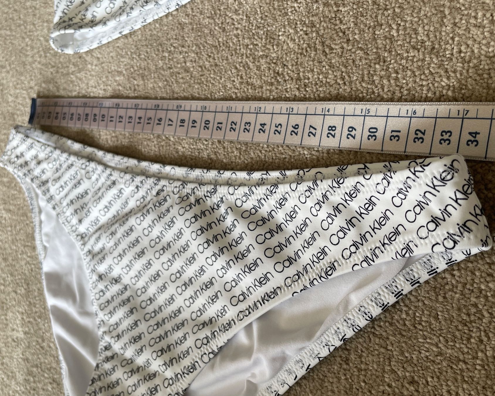 Calvin Klein Costumi da bagno & Bikini: Maillot de bain Calvin Klein NYC blanc, taille S – Nuovo (secondo la descrizione) da Jussy venduto da Retrove 5