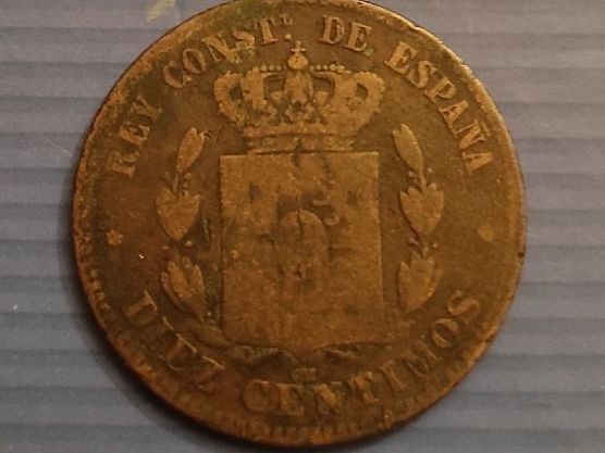 Tutti le monete: 10 centimos Espagne 1879 – Usato da Couvet venduto da lulul
