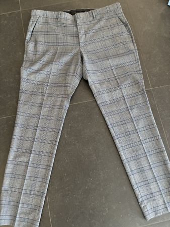 Herren Hose Marciano Guess kariert grau Grösse 54