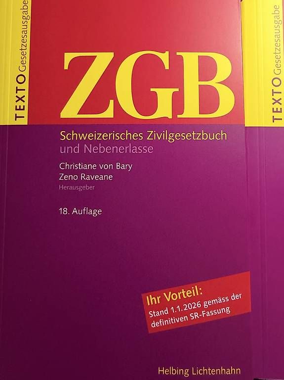 Livres: ZGB OR – Neuf avec emballage d'origine à Schöftland par tanjaaaa._