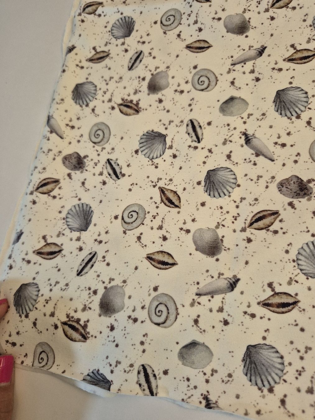 Stoffe: süsser Jersey Stoff Muscheln – Neu (gemäss Beschreibung) aus Wynigen von La_Talpa 2