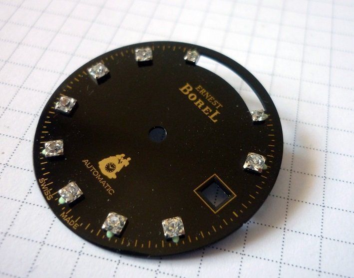 Orologi: Vintage ERNEST BOREL Automatic Zifferblatt - Black Dail – Usato da Adliswil venduto da di_hans 3