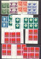 PJ Viererblocks ab 1939 ** auf 2 Albumseiten (C123)