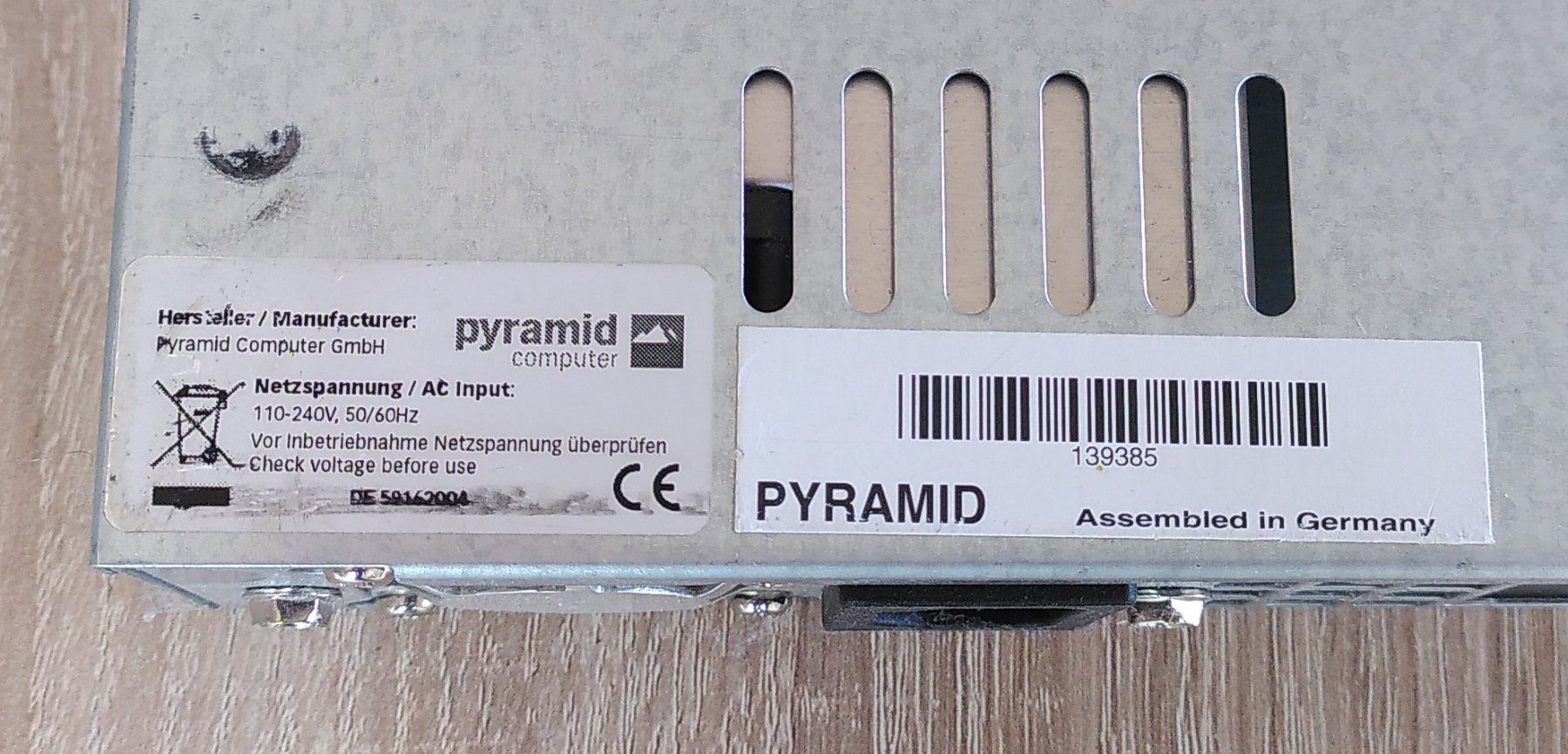 Server: Servergehäuse 1U mATX Pyramid inkl Netzteil 260W – Usato da Worb venduto da minzobst 6