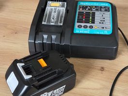 Akku Ladegerät DC18RC für Makita mit 18V 4.0 Ah Akku