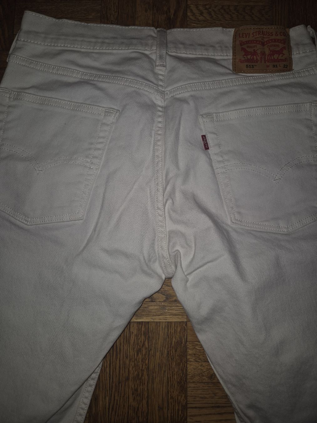 Levi's Jeans: Levi's 513, Taille 31/32, Blanc  clair, comme neuf! – Usato da Genève venduto da caps1207 4