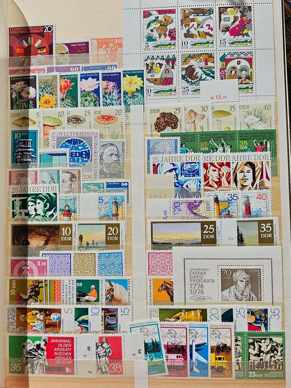 Tutti i francobolli: Sammlung Briefmarken  DDR ** – Nuovo (secondo la descrizione) da Les Valettes venduto da Nuba1
