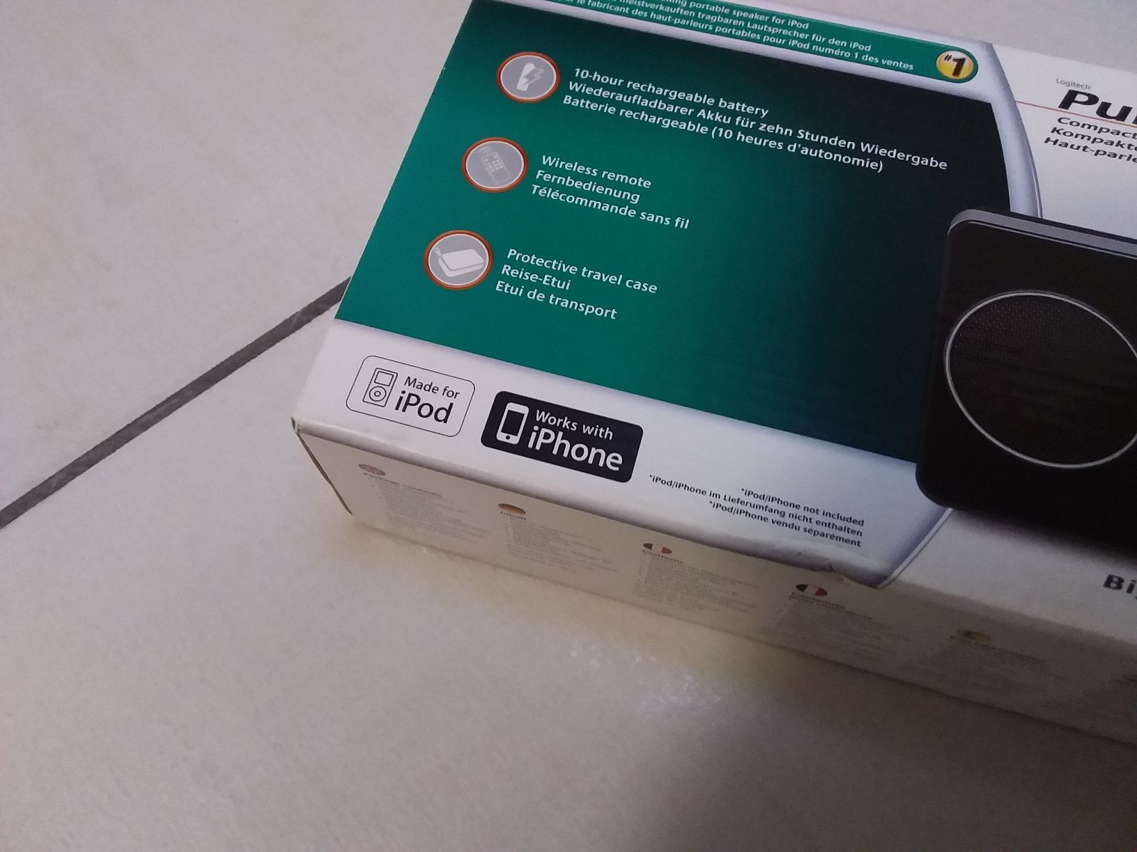 Logitech Lautsprecher: Logitech Pure-Fi Anywhere 2 _ iPod iPhone – Neu (gemäss Beschreibung) aus Ligornetto von Gurzo 2