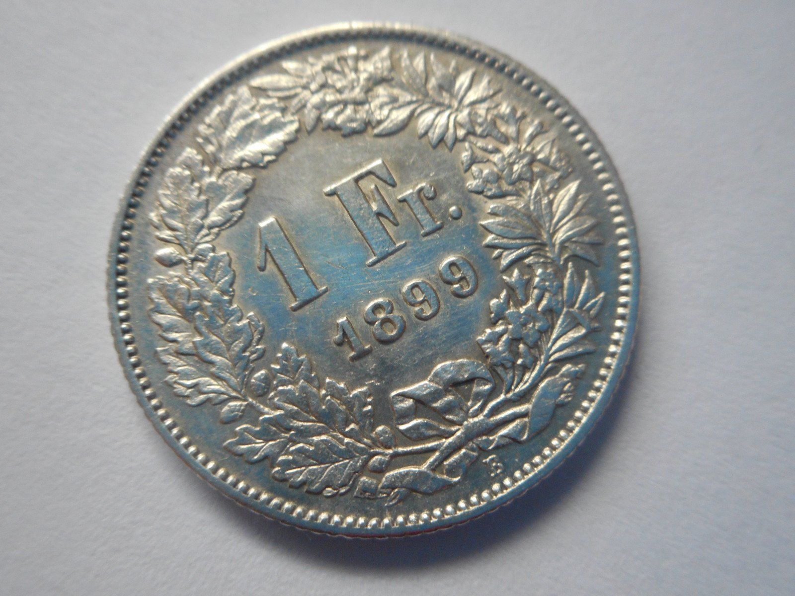 Tutti le monete: 1 Fr. 1899 silber  vorz – Usato da Kriegstetten venduto da pizlad2010 2