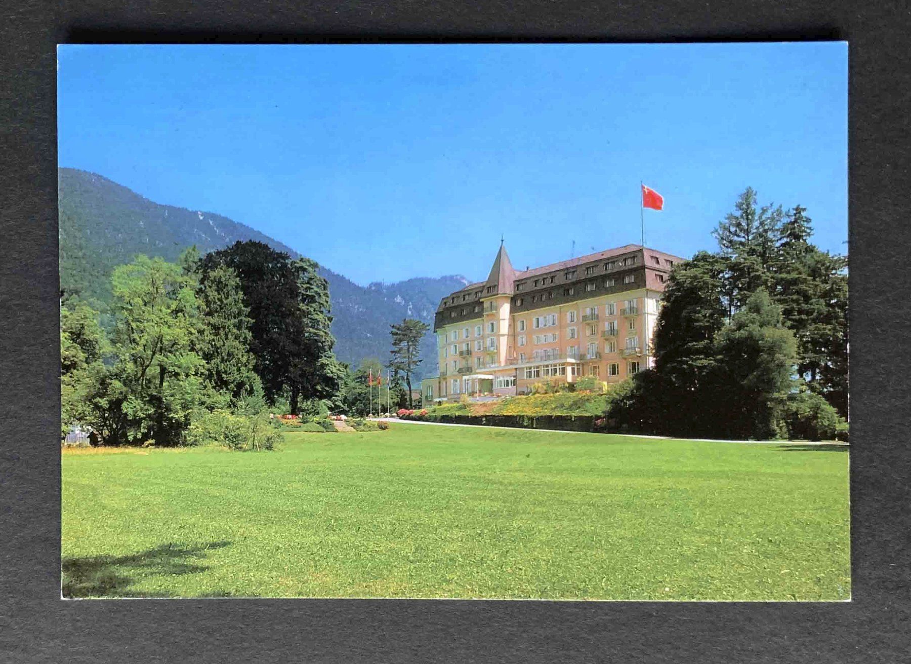 Ansichtskarten: AK Brunnen Aeskulap Klinik – Gebraucht aus Goldau von artelier1