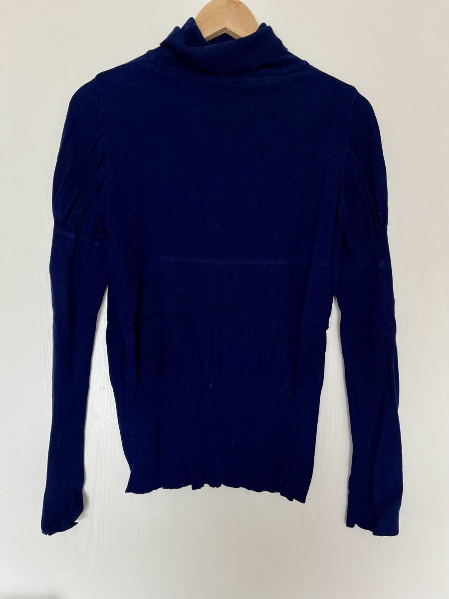 Nafnaf Maglioni & Felpe: Pull naf naf col roulé bleu marine L – Usato da Yverdon-les-Bains venduto da Jane_Lane