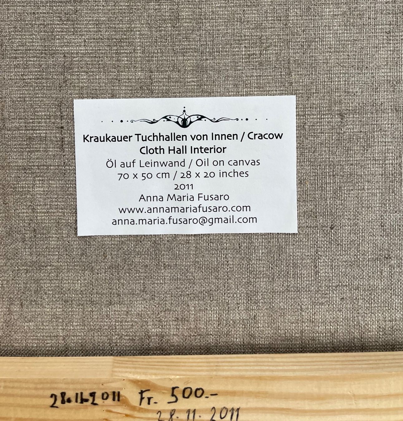 Dipinti: Fusaro Anna Maria 1988 – Usato da Grosshöchstetten venduto da Perle1951 4