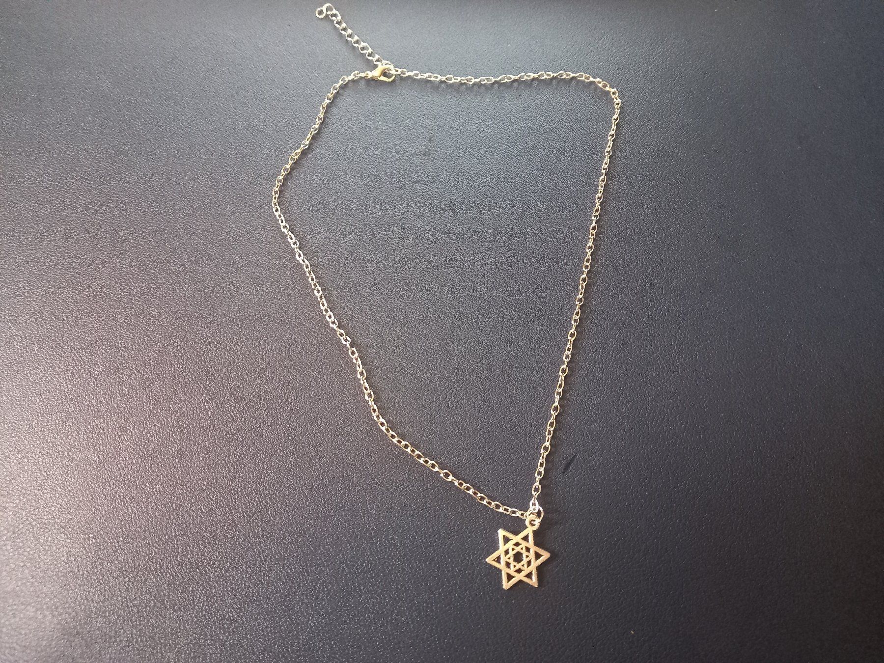 Catenine: 5x Davidstern Israel Halskette RT / Collier étoile de David – Nuovo e nell'imballaggio originale da Bussigny venduto da NATURALO 2