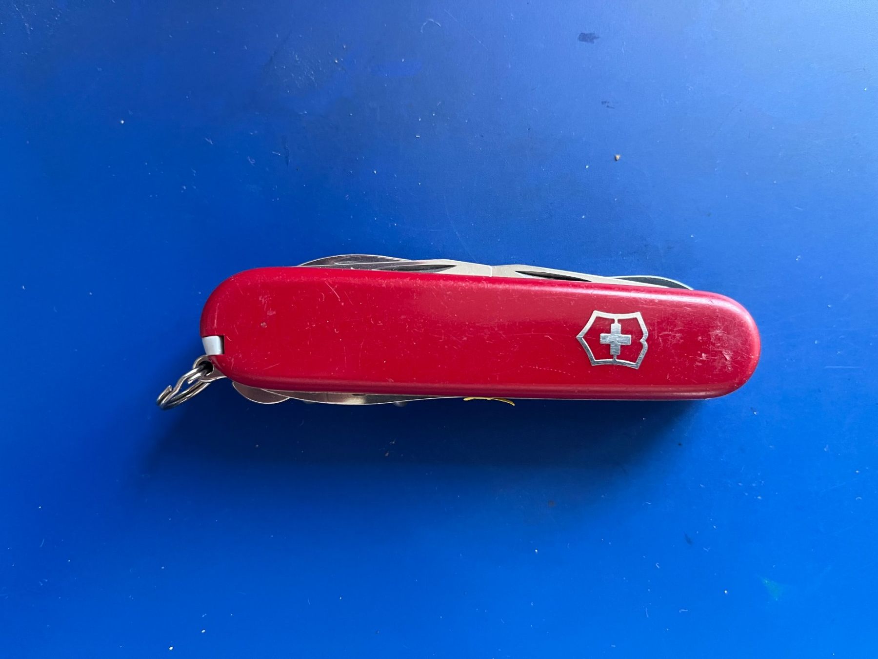Victorinox Coltelli tascabile: Victorinox Messer mit Werbung auf Klinge – Usato da Dintikon venduto da Redgar58