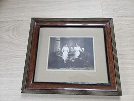 Ancienne photo de famille encadrée Kissling Bienne