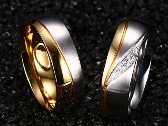 Anelli: SALE 2 Iris Ring Trauring Allianzring Bague Alliance – Nuovo (secondo la descrizione) da Prilly venduto da ilyria73 2