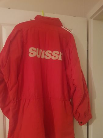 Swiss Olympic Adidas Jacke Winter 1990 er Jahren Suisse