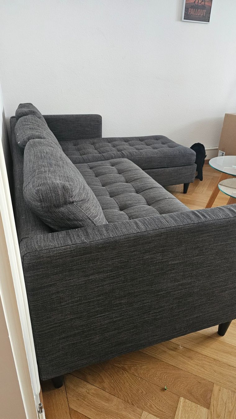 Sofas: Canapé d'angle gris – D'occasion à Fribourg par KayaP 1