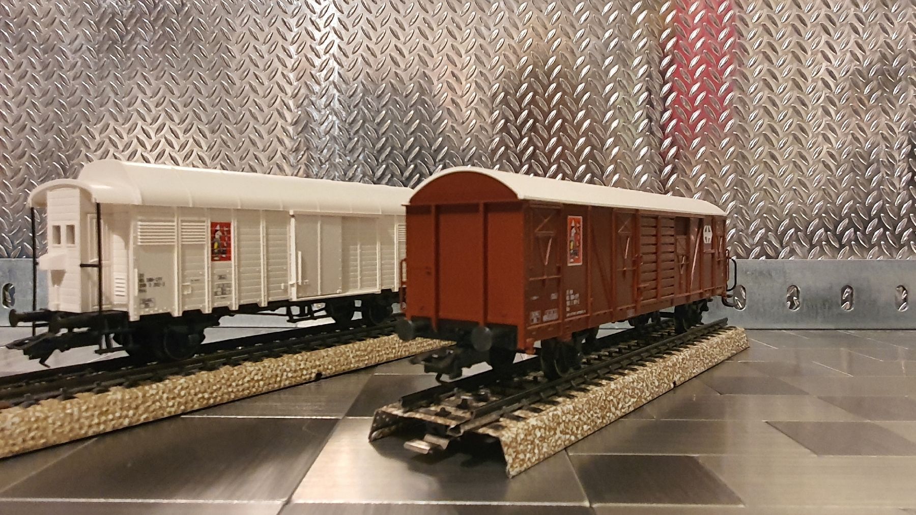 Märklin Modellini di ferrovie: MÄRKLIN 4898 GÜTERWAGEN SET  – Usato da Männedorf venduto da Modellbau-wyss 1