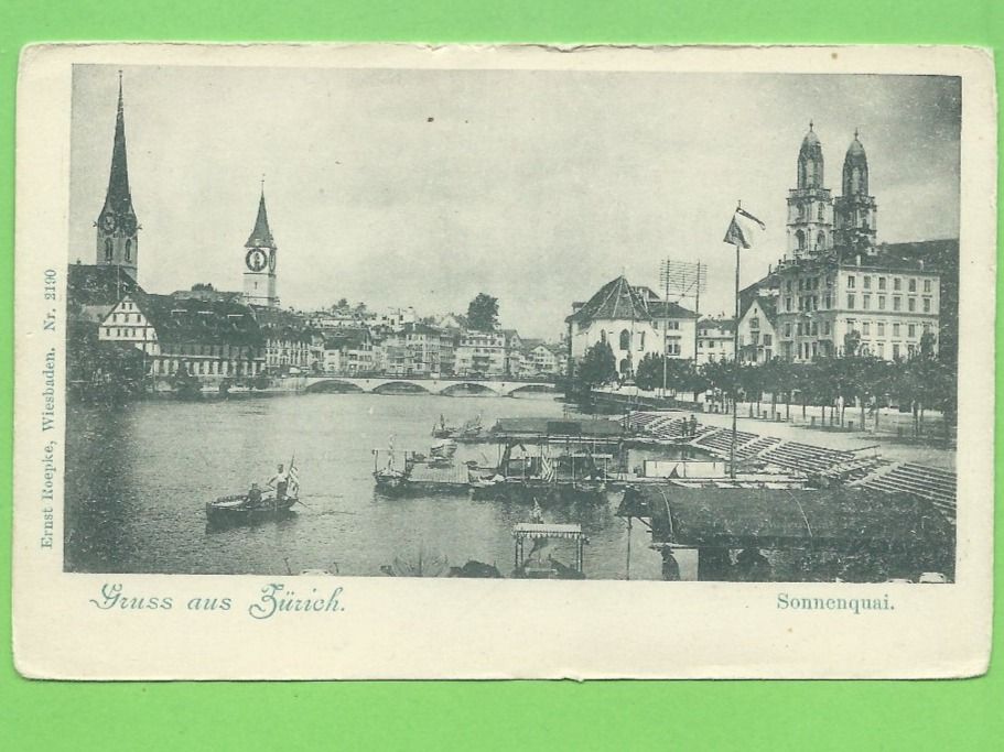 Cartoline postali: Zürich, Sonnenquai – Nuovo (secondo la descrizione) da Zürich venduto da t24_de