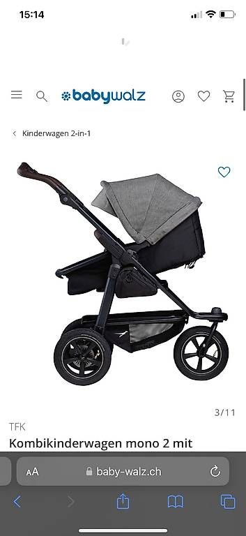 Carrozzine: Wunderschöner TFK Kinderwagen – Usato da Zürich venduto da Brooke 2