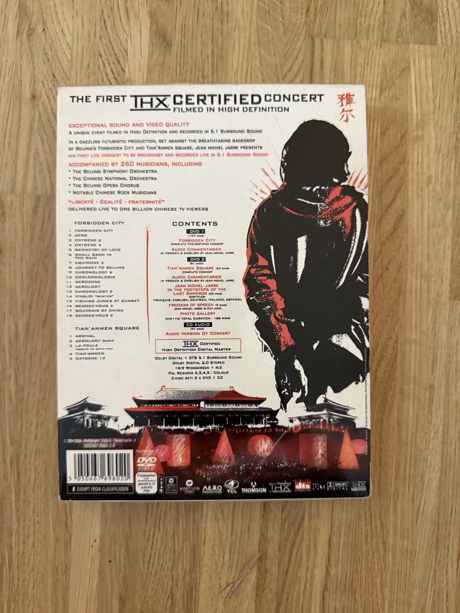 Tutti i DVDs: Jean-Michel Jarre in China 2 DVD+CD – Usato da Kloten venduto da Mumiiin 1