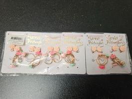 Neu - Fingerring mi Ohrringe 6 Stk