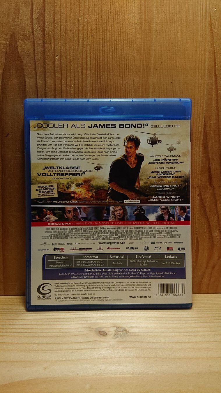 Tutti i DVDs: LARGO WINCH 2 in 3D und 2D Blu-Ray – Usato da Wilderswil venduto da Exebub 1