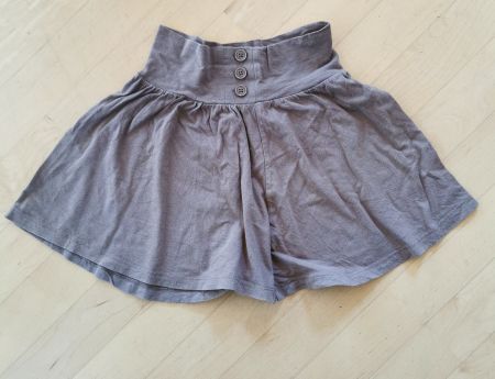 Sommerlicher Rock, locker leicht, Gr. 116, Braun - Grau