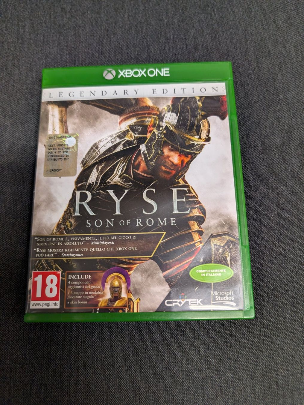 Giochi: Ryse son of Rome Microsoft Xbox Serie X / One – Usato da Giubiasco venduto da Ticinerd