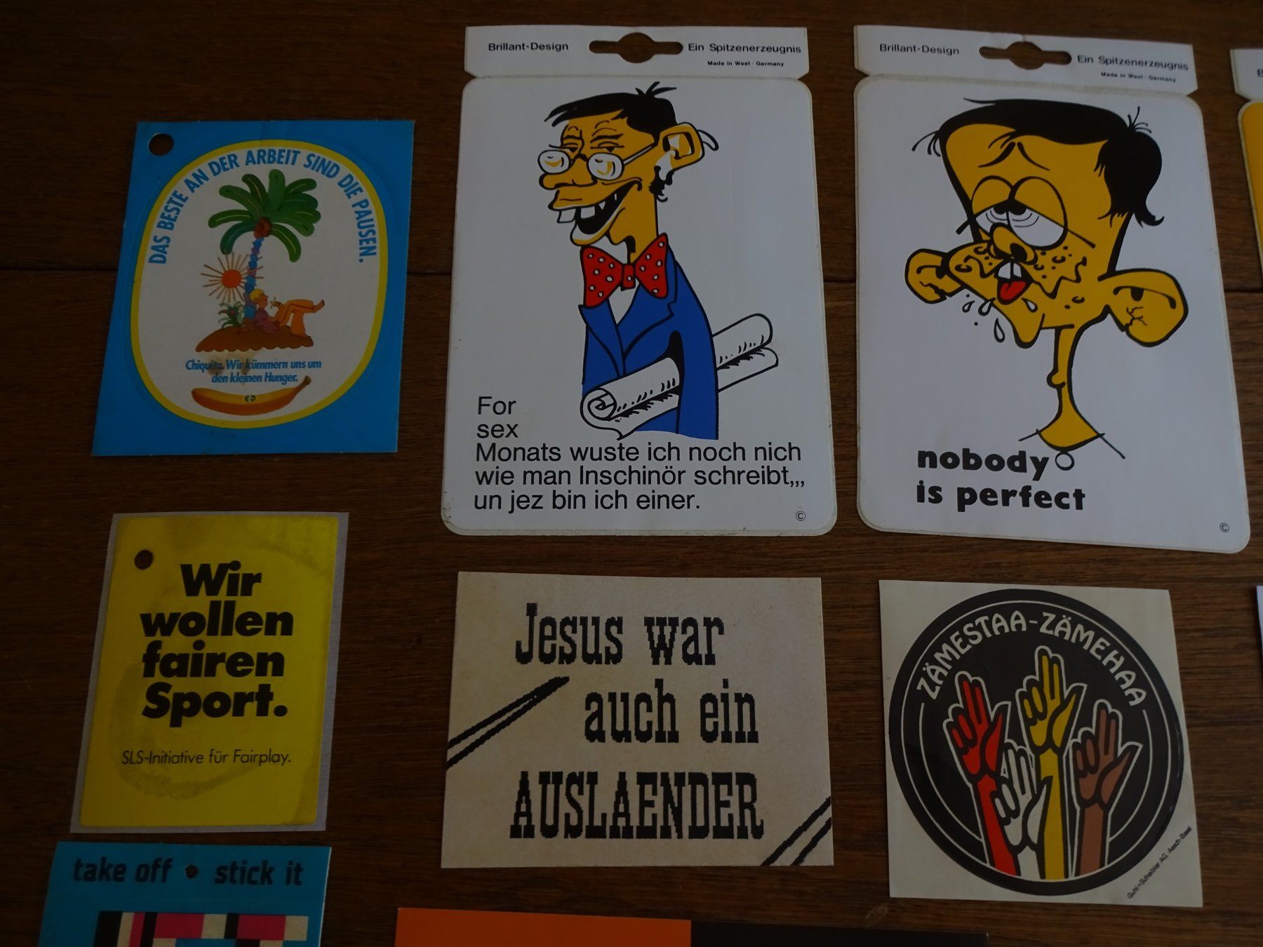 Sticker: alte  Slogans / Sprüche - Aufkleber – Nuovo (secondo la descrizione) da Cham venduto da mktreasure 1