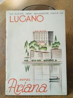 Litho Prospekt / Hotel Ariana Lugano Ausgabe ca. 1930