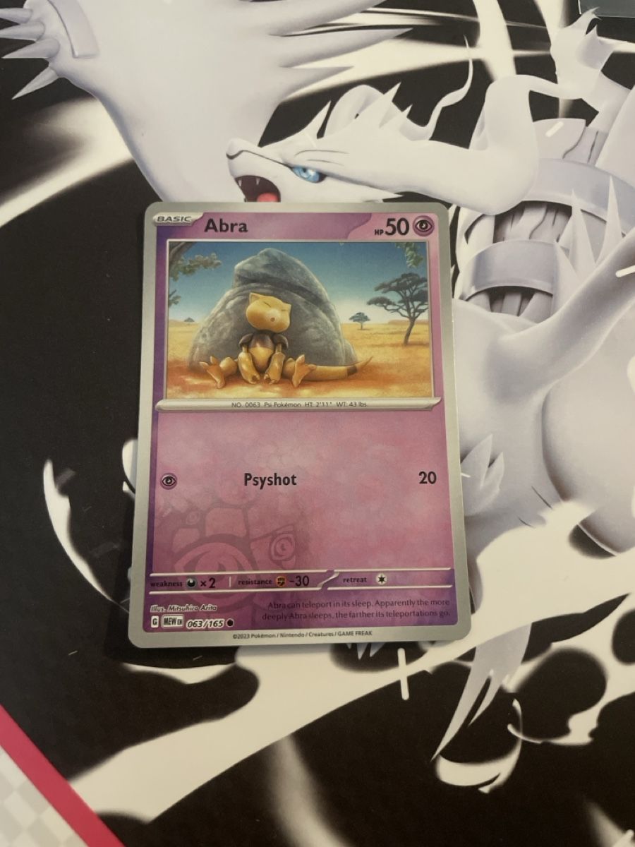 Pokémon Carte collezionabili: Abra Reverse Holo 063/165 Pokemon 151 – Usato da Bazenheid venduto da Toulouse12