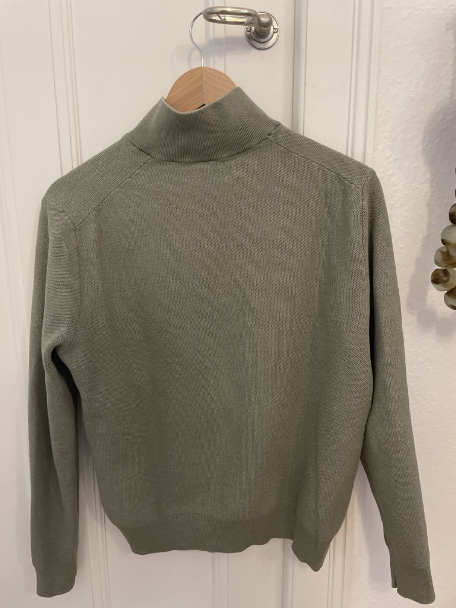 Ralph Lauren Pullover & Sweatshirts: Pull Ralph Lauren olive, fermeture éclair – Gebraucht aus Genève von Videdress22 2