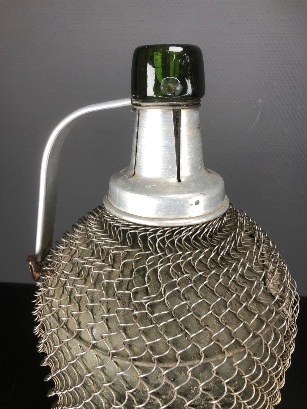 Accessori: Weinflasche, Weinballon, Mostflasche mit Gitternetz – Usato da Laufenburg venduto da industrial-silence 1
